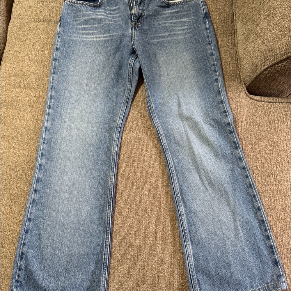 BCBG Max Azria Vintage Y2K Mid Rise Bootcut Flare Jeans